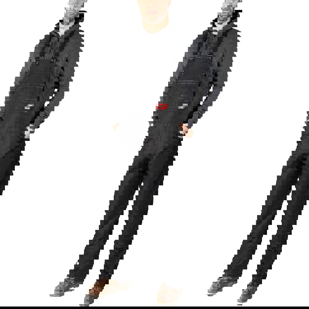 Coveralls & Overalls; Garment Style: Bib Overall ; Garment Type: Water-Resistant; Wind Resistant ; Size: 2X-Large Tall ; Color: Black ; Material: Polyester ; Hazardous Protection Level: No